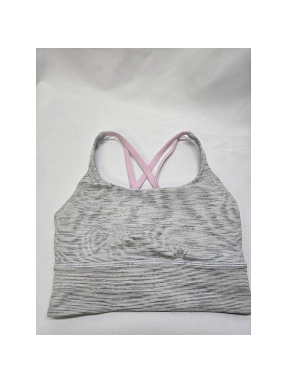 Lululemon Energy Bra Long Line Wee Are From Space Nimbus Battleship- Size 2